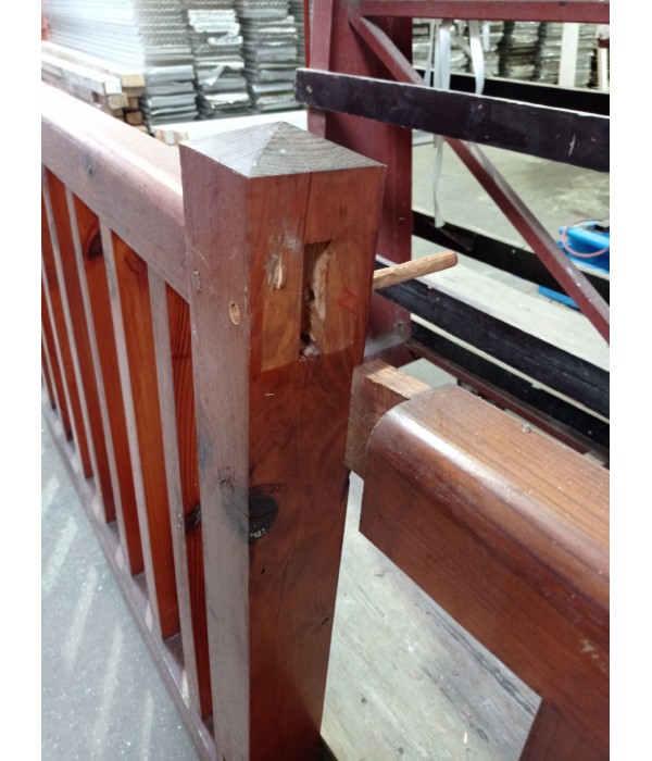 Garde corps bois 4 M