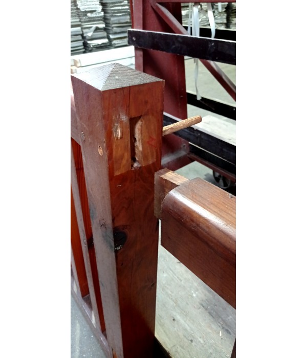 Garde corps bois 4 M