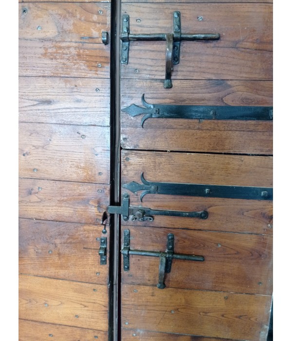 100 x 214 Porte fermière ancienne 