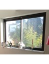 213.5x135.5 Fenêtre coulissante ALU DV 2 vtx