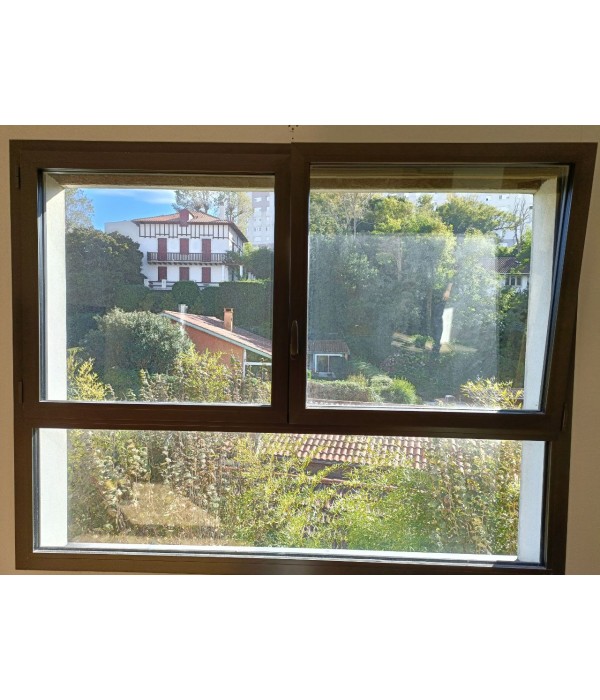 219 x 169 Fenêtre ALU semi fixe 2vtx...