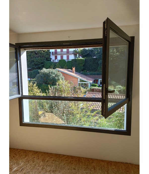 219 x 169 Fenêtre ALU semi fixe 2vtx...