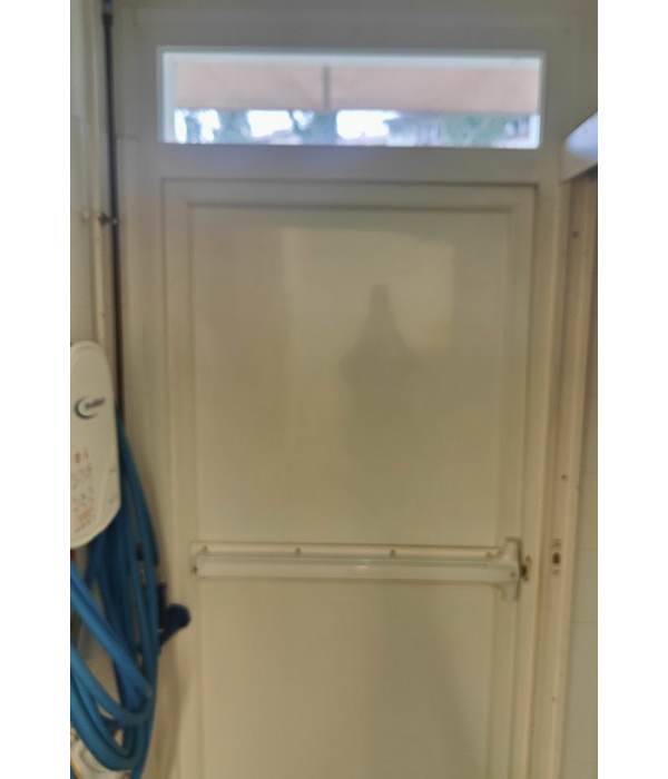 104 x 232 Porte de secours PVC + imposte