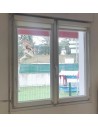 126x126 Fenêtre PVC 2 vantaux TECHNAL