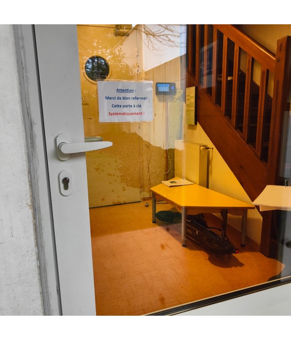 116x238 Porte fenêtre vitrée ALU