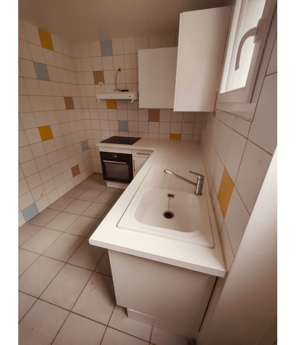 Cuisine équipée (four,plaque,hotte)