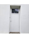 96x232 Porte entrée semi vitrée PVC
