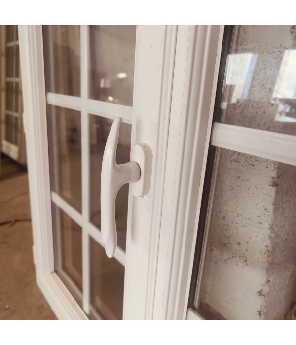 108x145 Fenêtre PVC DV croisillons