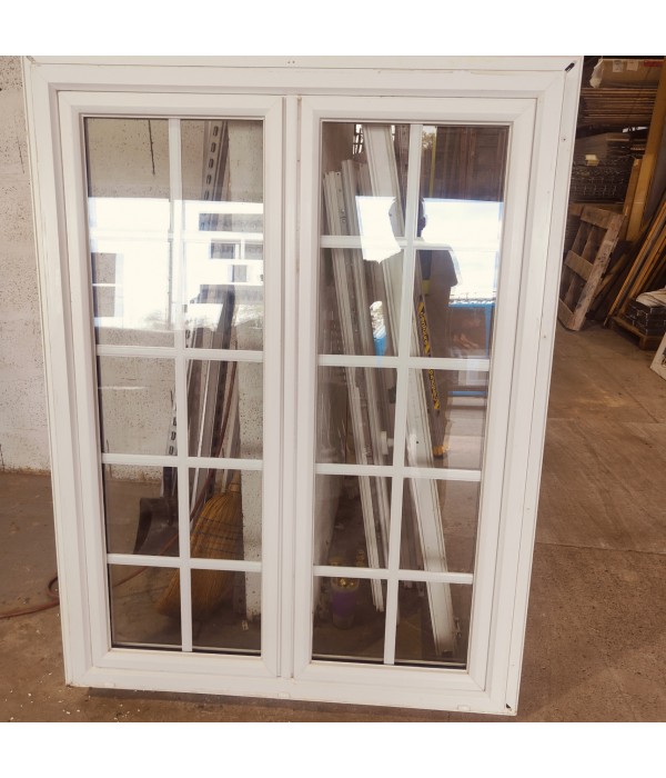 108x145 Fenêtre PVC DV croisillons