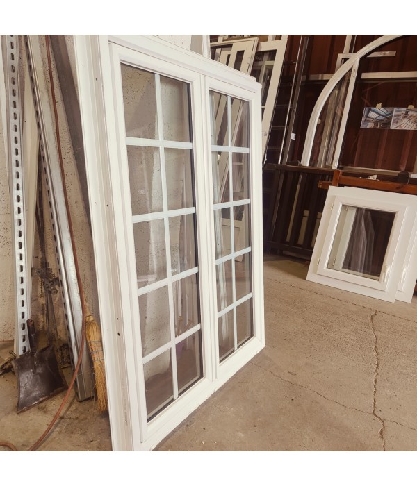 108x145 Fenêtre PVC DV croisillons