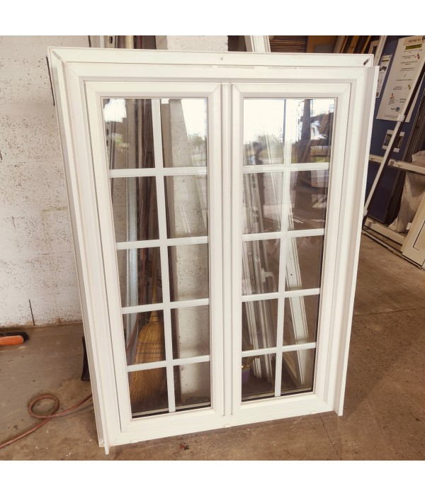 95x136 Fenêtre PVC DV croisillons