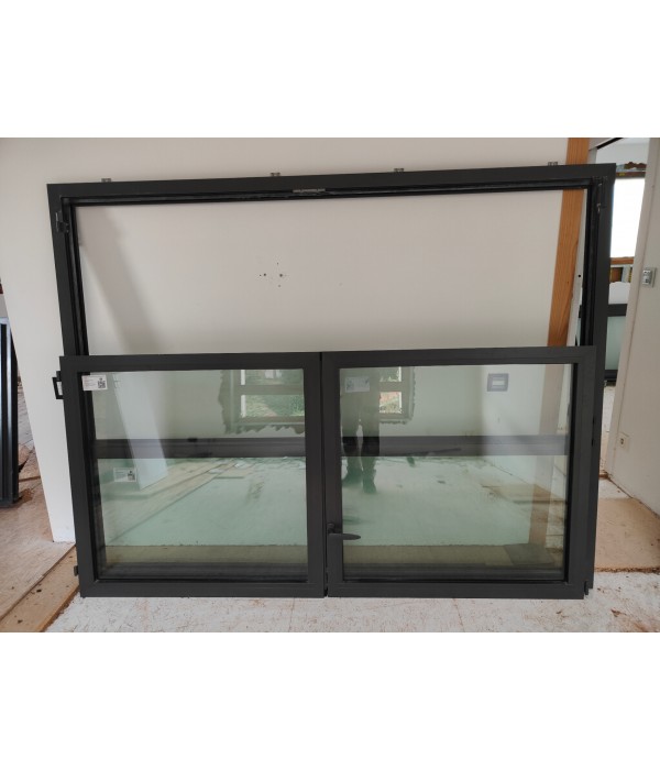 219 x 169 Fenêtre ALU semi fixe 2vtx...