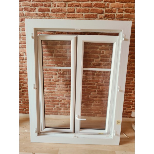 97x130 Fenêtre PVC DV LEIHOAK
