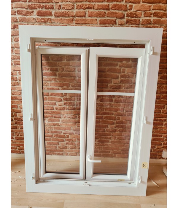 97x130 Fenêtre PVC DV LEIHOAK