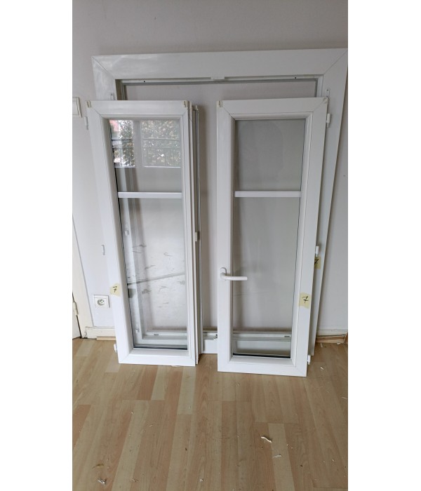 87x130 Fenêtre PVC DV LEIHOAK