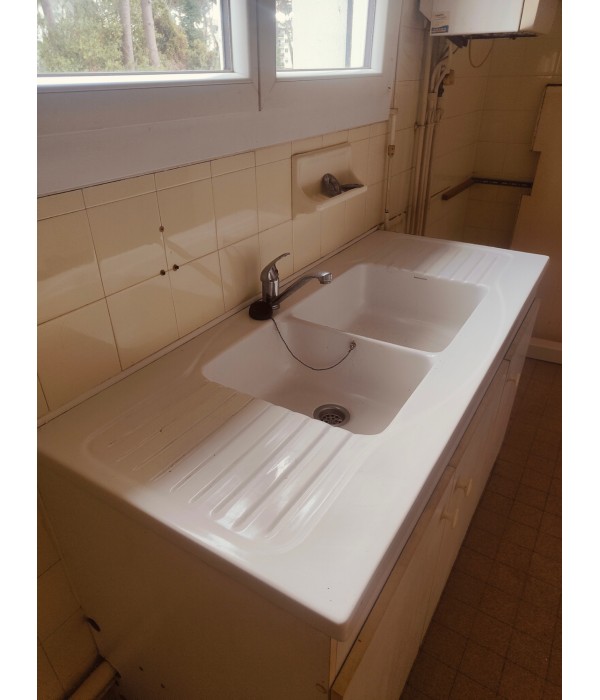 Evier céramique double bac Jacob Delafon