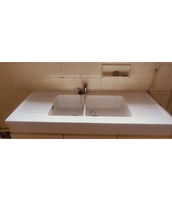 Evier céramique double bac Jacob Delafon