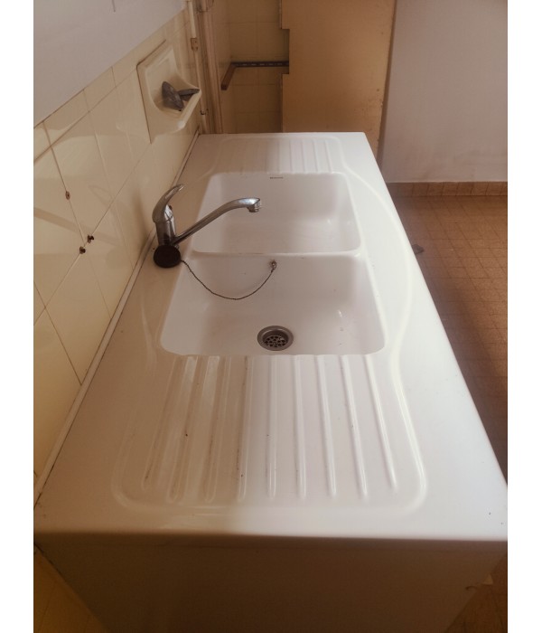 Evier céramique double bac Jacob Delafon