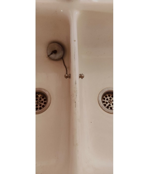 Evier céramique double bac Jacob Delafon