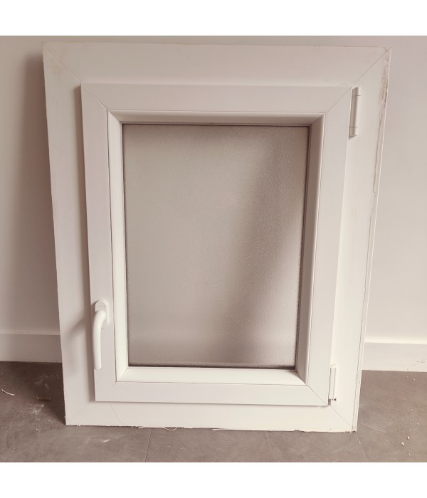 59x75 Fenêtre PVC Oscilo verre flou