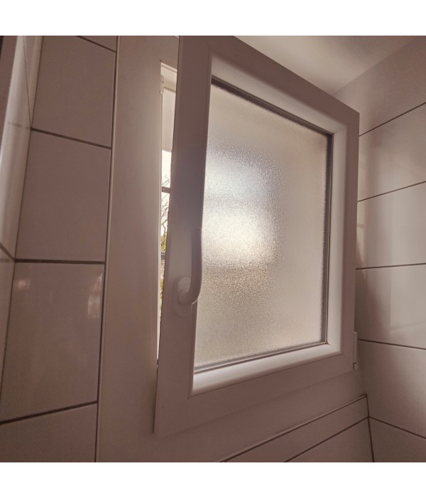 59x75 Fenêtre PVC Oscilo verre flou