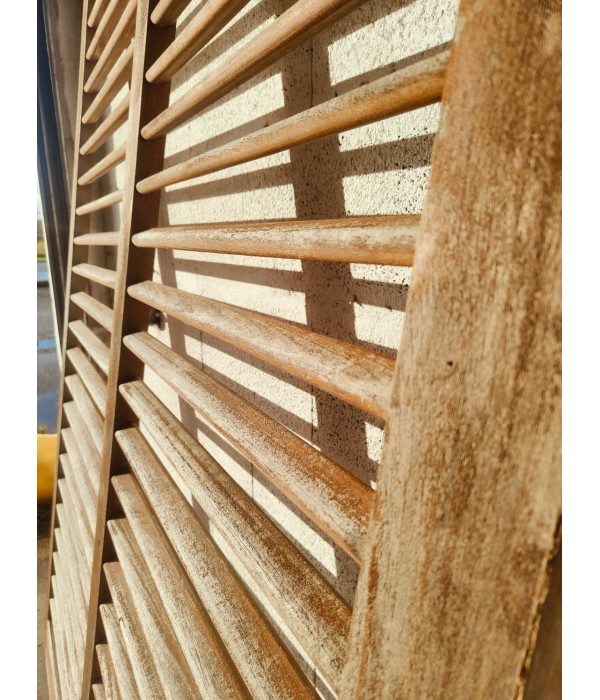 PANNEAUX PERSIENNES BOIS EXOTIQUE 