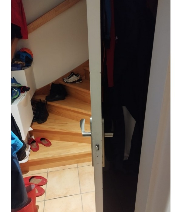 91x209 Porte bois pleine