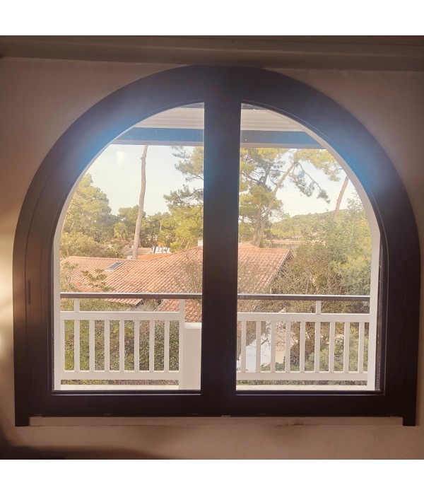 160x140 Fenêtre cintrée ALU