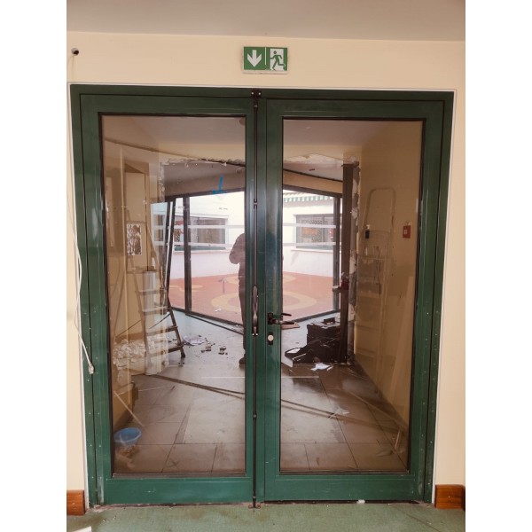 185x215 Porte double vitrée...