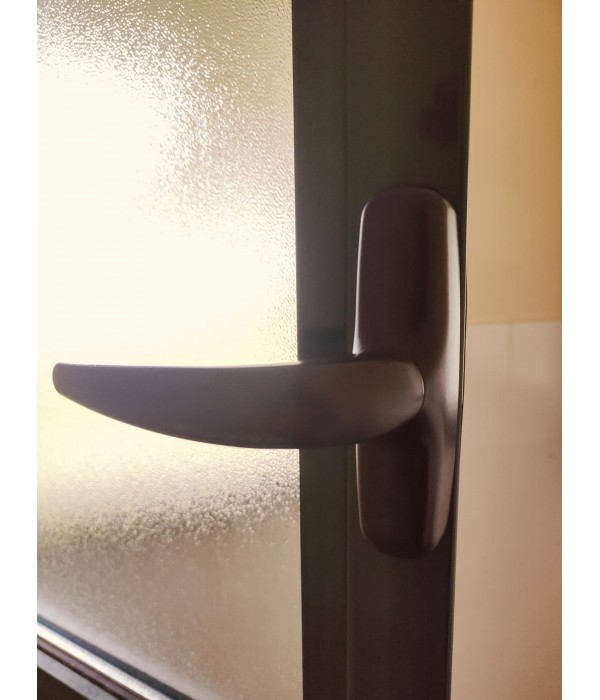 85x110 Fenêtre alu simple DV verre flou