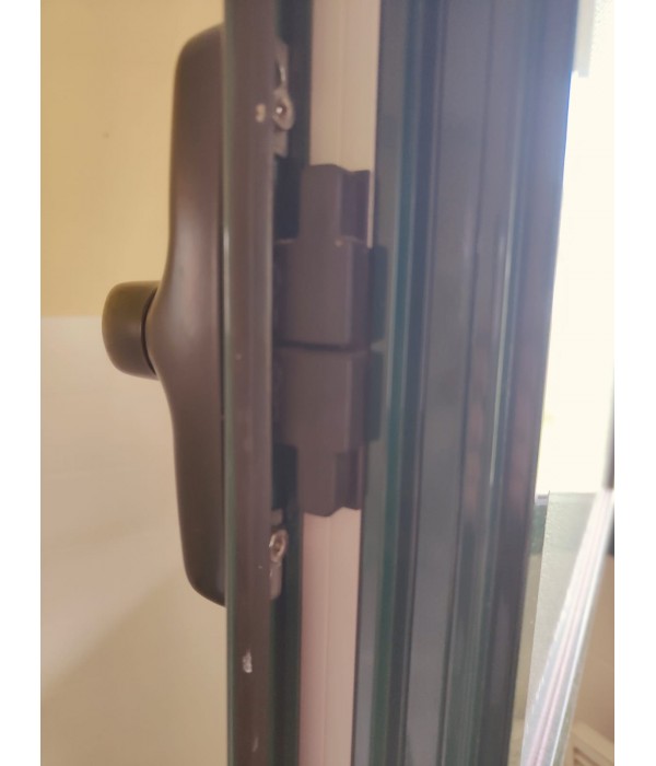 85x110 Fenêtre alu simple DV verre flou