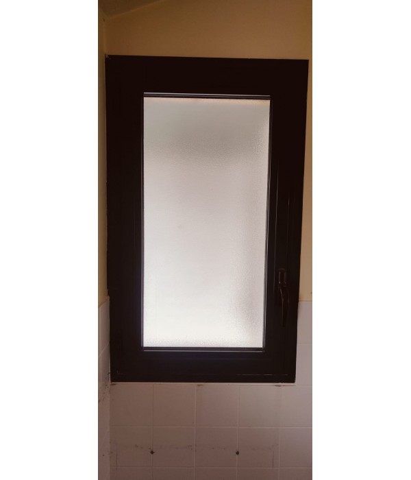 65x110 Fenêtre simple alu DV verre flou