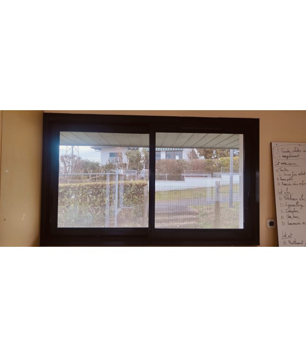 185x110 Fenêtre coulissante alu DV