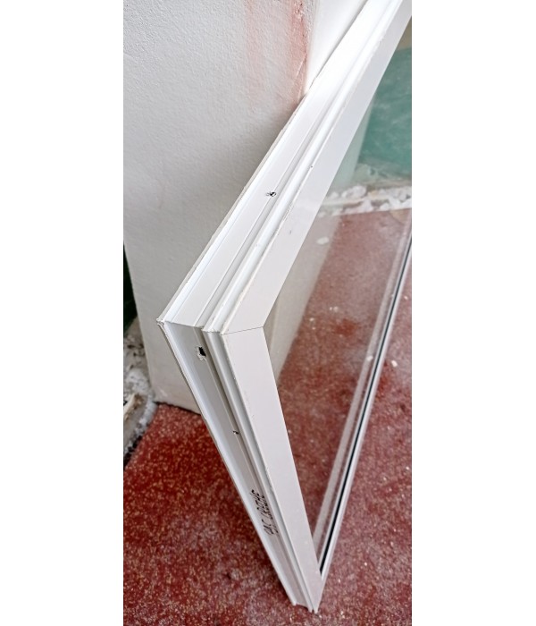 120 x 80 Baie fixe alu simple vitrage