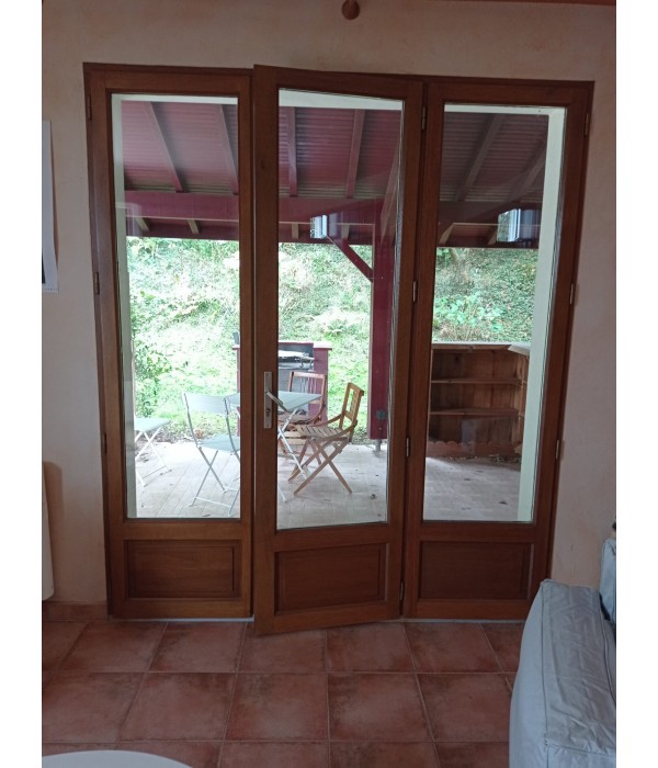 186x217 Baie vitrée bois DV