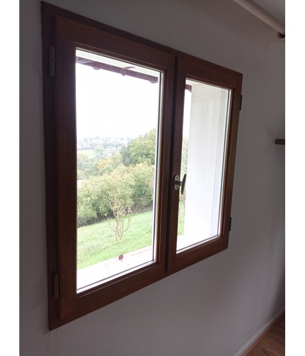 125x130 Fenêtre bois DV