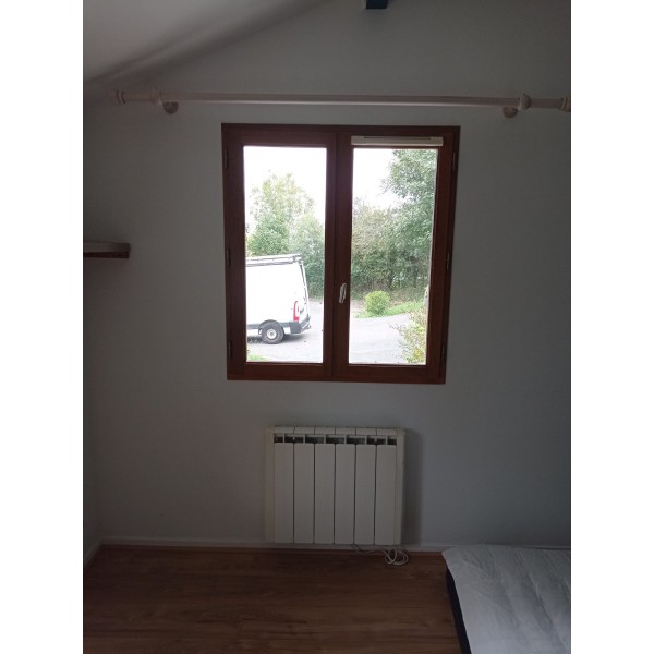 104x115 Fenêtre bois DV