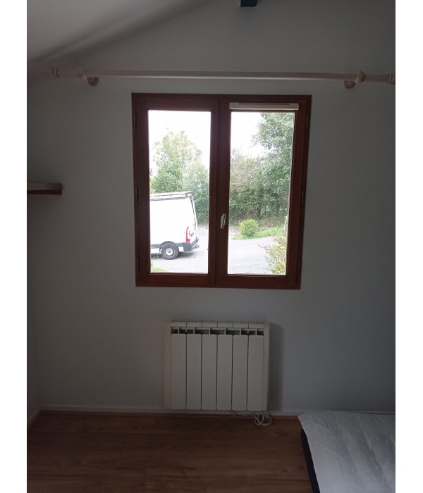 104x115 Fenêtre bois DV