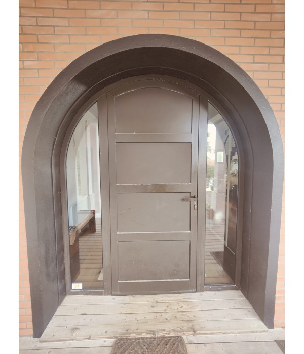 195x230 Porte d'éntrée cintrée ALU DV