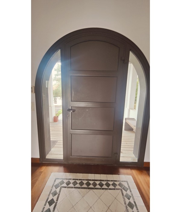 195x230 Porte d'éntrée cintrée ALU DV