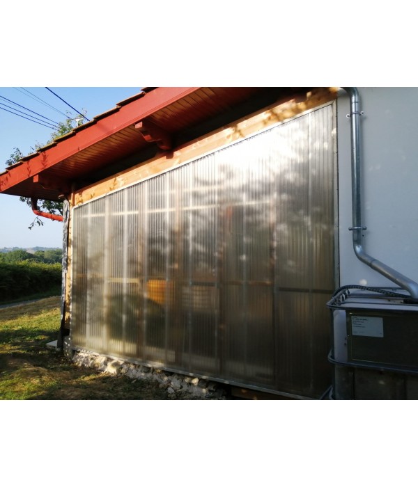 Plaque Polycarbonate 40mm emboitable...