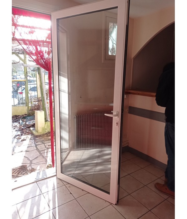 105x220 Porte d'entrée vitrée ALU DV