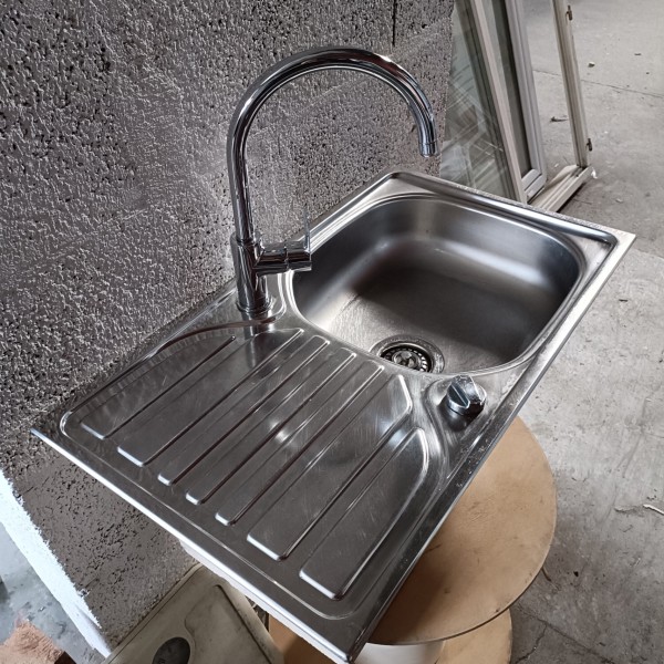 Evier inox 76x43,5