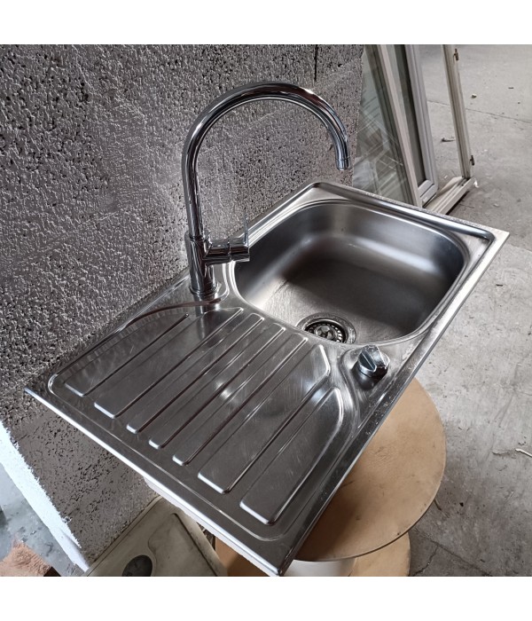 Evier inox 76x43,5