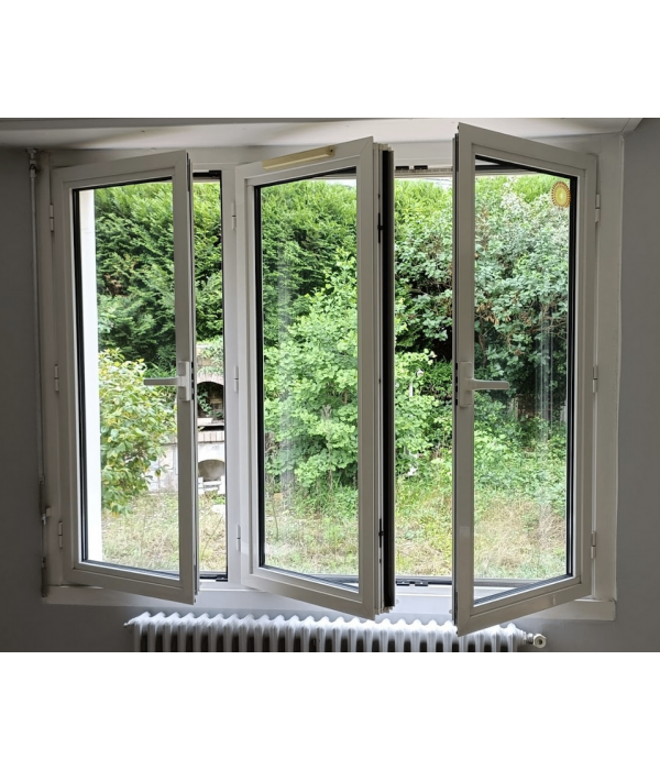 180x141 Fenêtre double ALU 3 battants