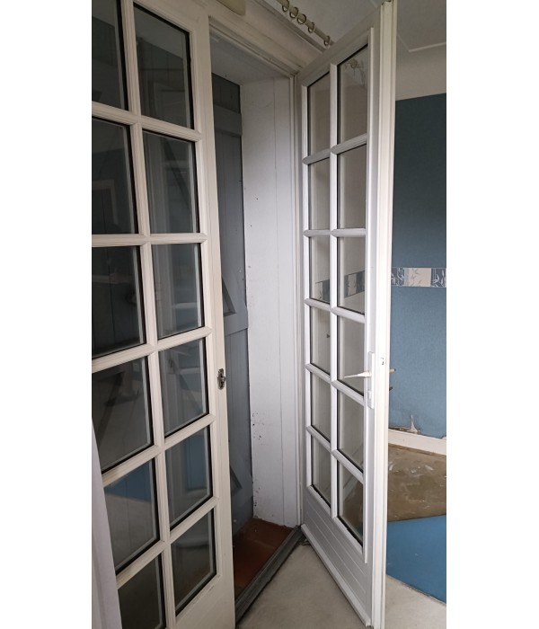 146x229,5 Porte fenêtre bois vitrée DV