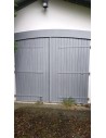 245x213 Porte de garage bois