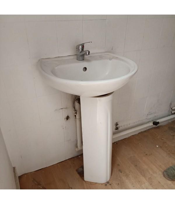 50x41 Lavabo céramique sur colonne