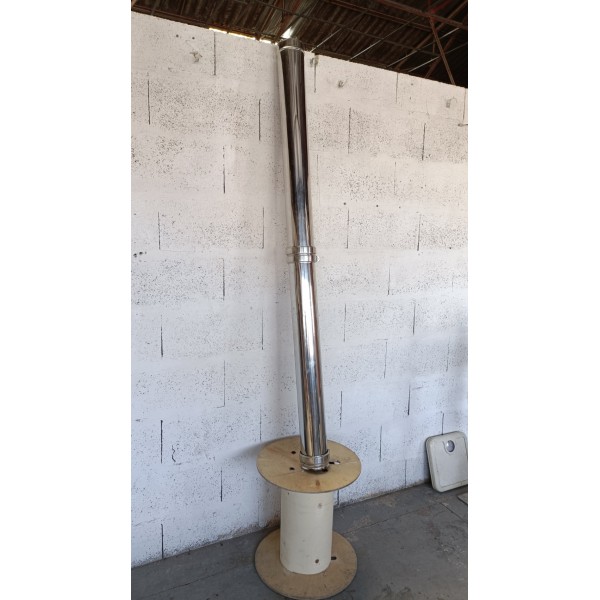 Conduit de fumée inox Ø120mm