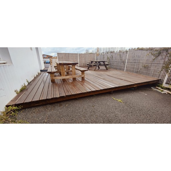 Terrasse bois : lames +...
